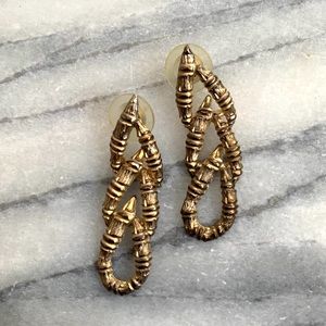 2/27 - Vintage bamboo style earrings